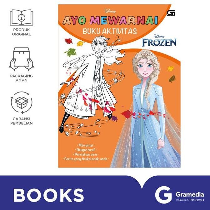 Buku Disney Frozen: Ayo Mewarnai Buku Aktivitas