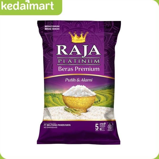 

Beras Raja Platinum Kemasan 5 Kg Kualitas Terbaik Harga Termurah