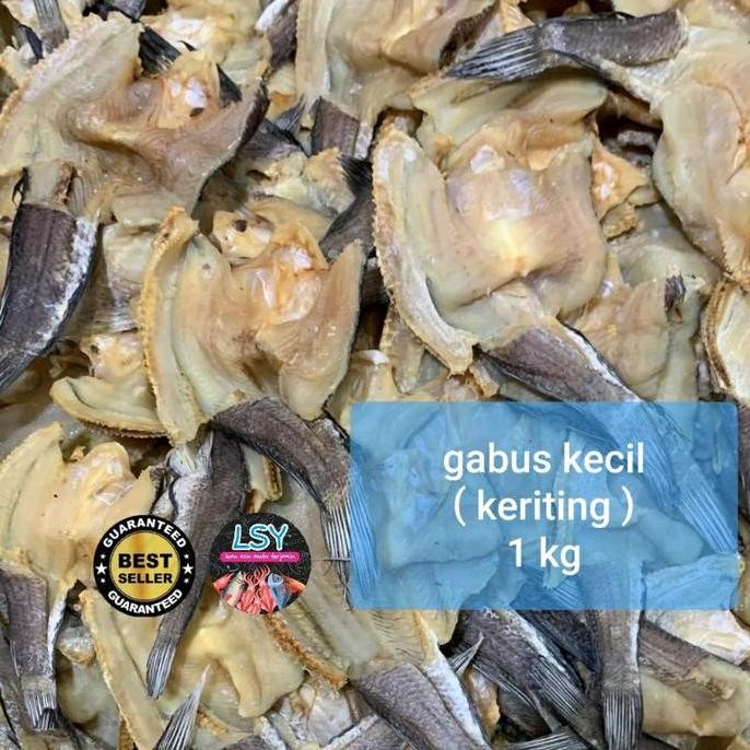 

Ikan Asin Gabus Kecil Keriting 1Kg