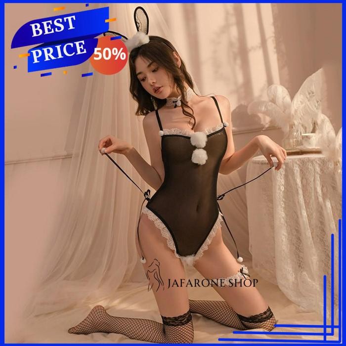 COSTUME BUNNY GIRL WANITA DEWASA KELINCI COSTUME LINGERIE SEXY COSPLAY JAFARONE SHOP