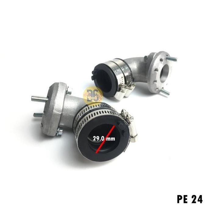 INTAKE MANIFOLD PE24 UNTUK GRAND SUPRA SMASH VEGA JUPITER - PE PWK 24 ORIGINAL DAN TERPERCAYA