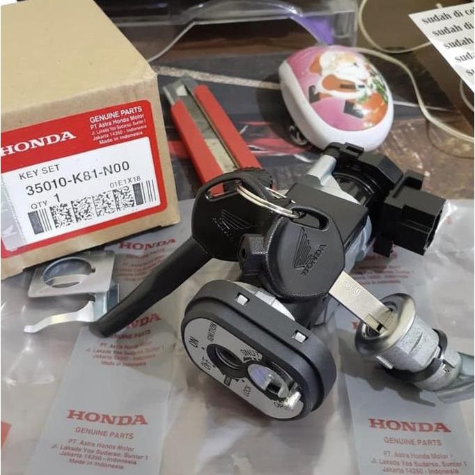 * Kunci Kontak Set Beat Fi Esp Digital 2016 2017 K81 Original Ahm *