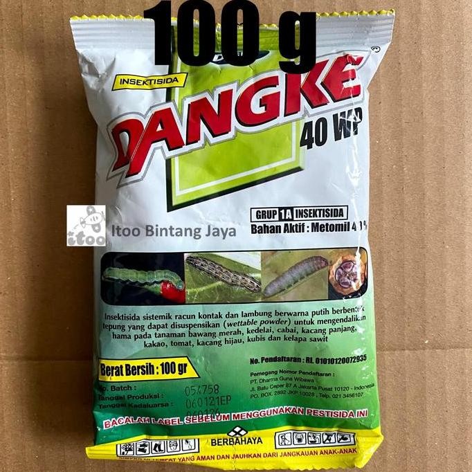 Insektisida Kontak Sistemik Dangke Metomil 40Wp 100 Gram