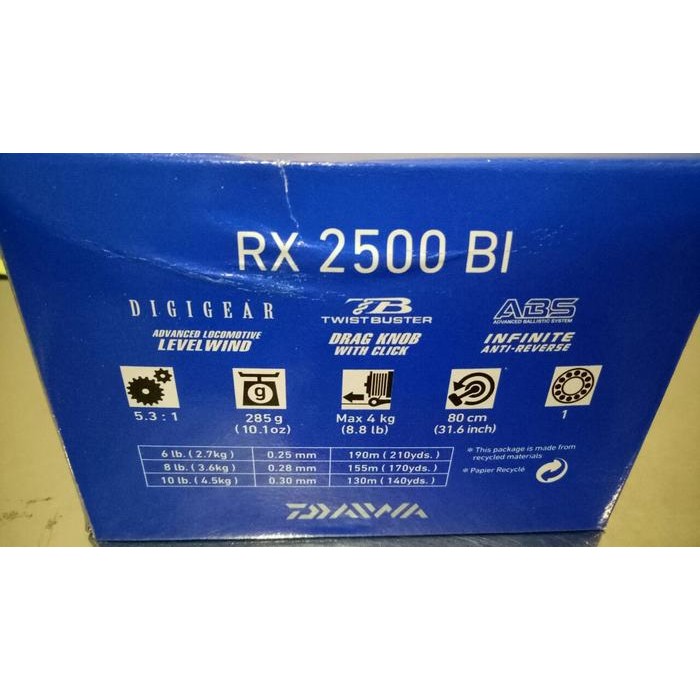 Reel Daiwa Rx 2500 Bi #Gratisongkir