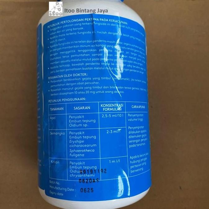 Fungisida Sistemik Nimrod Bupirimat 250Ec 500 Ml Co