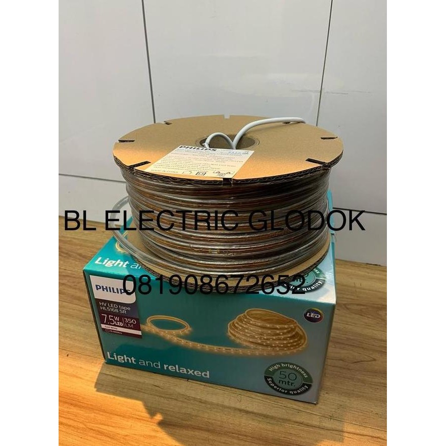 

Philips Hls168 75W Led Strip 220V 50 Meter Flexible Hv Led Tape Driver 3K 4K 6K