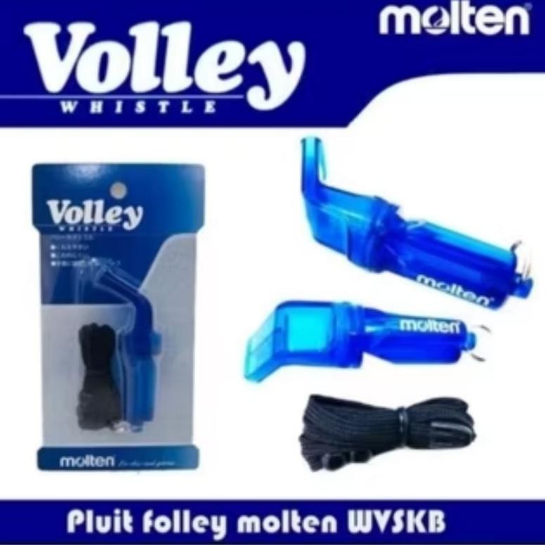 PLUIT MOLTEN VOLLEY PEULUIT SEMPRITAN WASIT OLAHRAGA VOLLY VOLI WHISTLE DOLFIN VOLLEY
