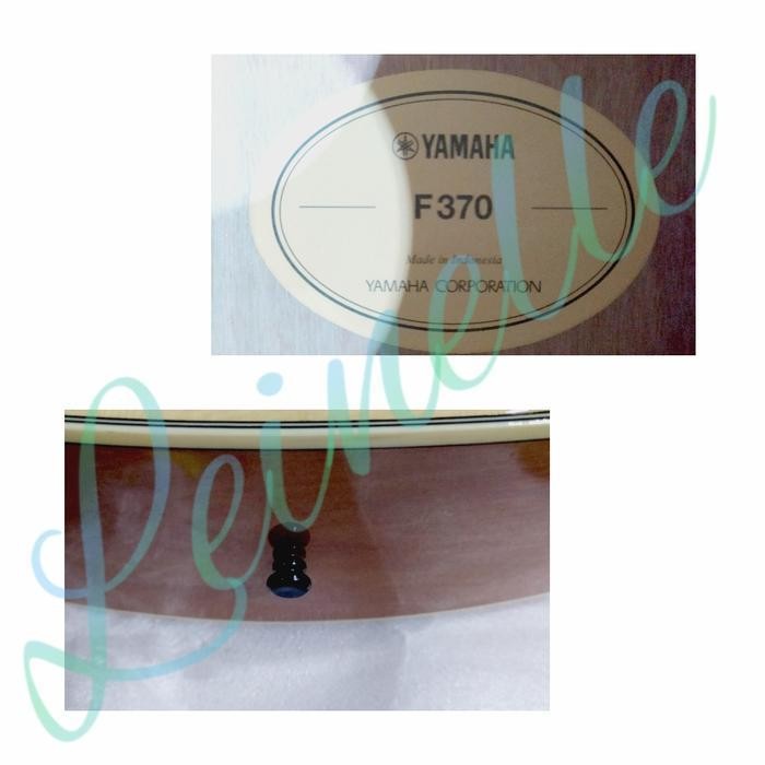 Gitar Yamaha F370 Akustik Folk String Guitar Bonus Tas Softcase Ori Original Dan Terpercaya