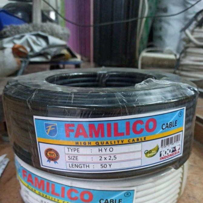 Kabel Familico HYO 2x2,5 50 Yard