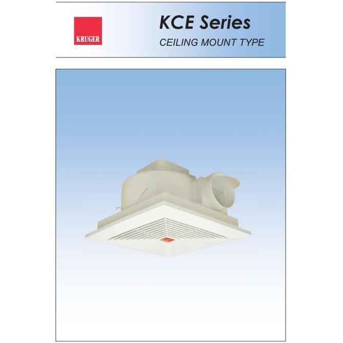 TERBARU - Exhos plafon KRUGER 10inc KCE 250X 35watt/895rpm 50/60hz 220v 1ph