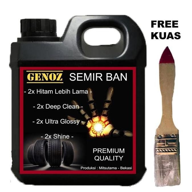 GENOZ Semir Ban 2x Lebih KENTAL - Semir Ban Mobil -