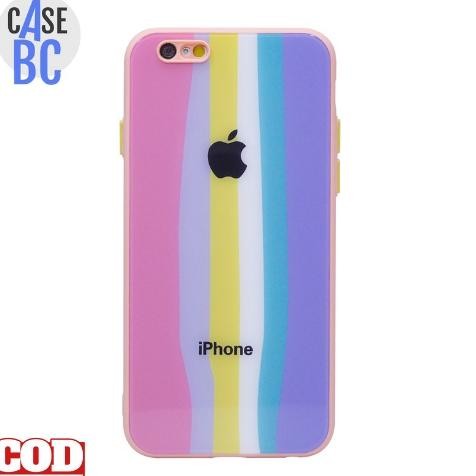 Quality Softcase Glass Case Rainbow Samsung A52 4G/5G | S21+ | S21 Ultra Cod