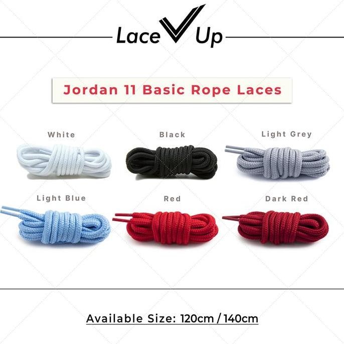 Tali Sepatu Nike Air Jordan 11 Xi Rope Laces - Original Basic Color