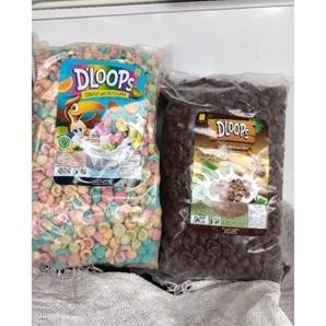 

Chococrunch D'Loops 1kg Murah/Cornpuff D'Loops/ Choco Crunch