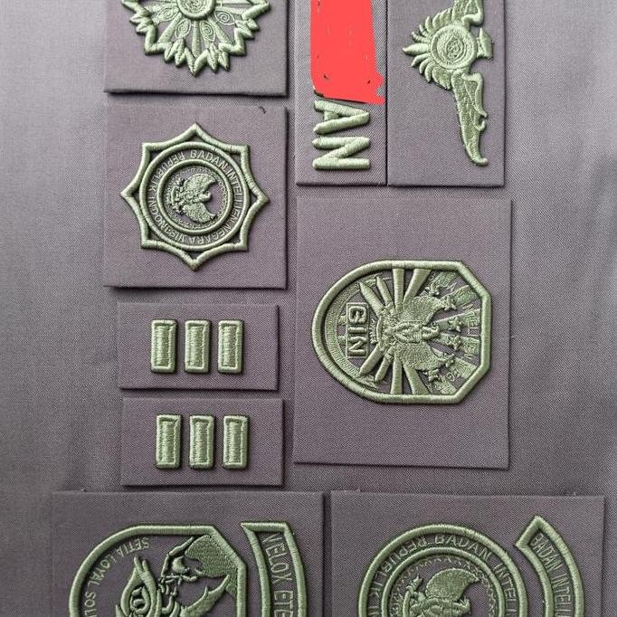 NEW BORDIR KOMPUTER BIN(BADAN INTELIJEN NEGARA)TIMBUL 3D ORI