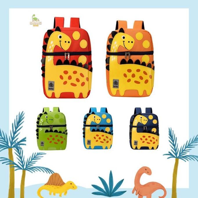 

Miliki Tas Backpack Ransel Sekolah Anak Gambar Motif Karakter Dinosaurus.