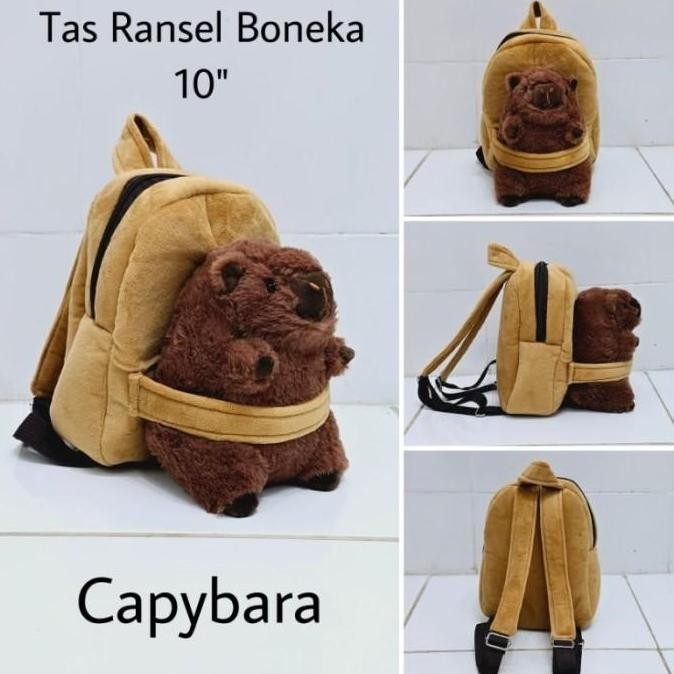 

Terjangkau [Amg60] Tas Ransel Boneka 10" Capybara