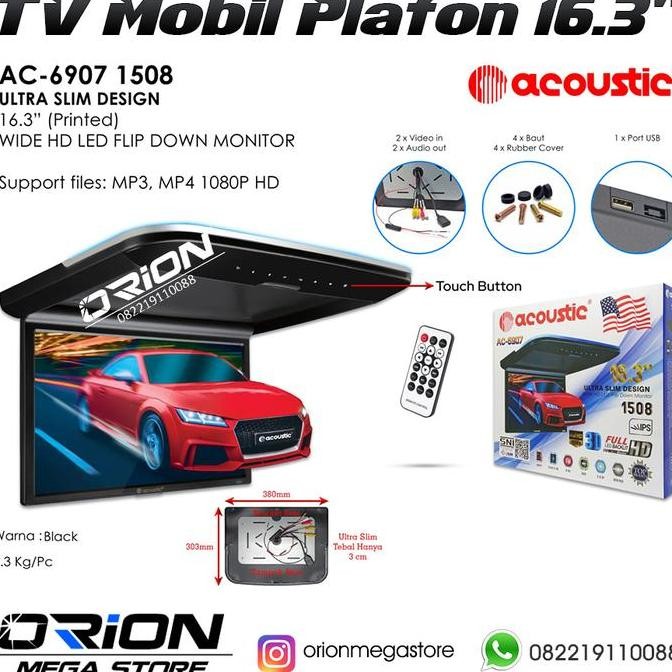 TV Mobil TV Plafon TV Roof 16 inch ACOUSTIC