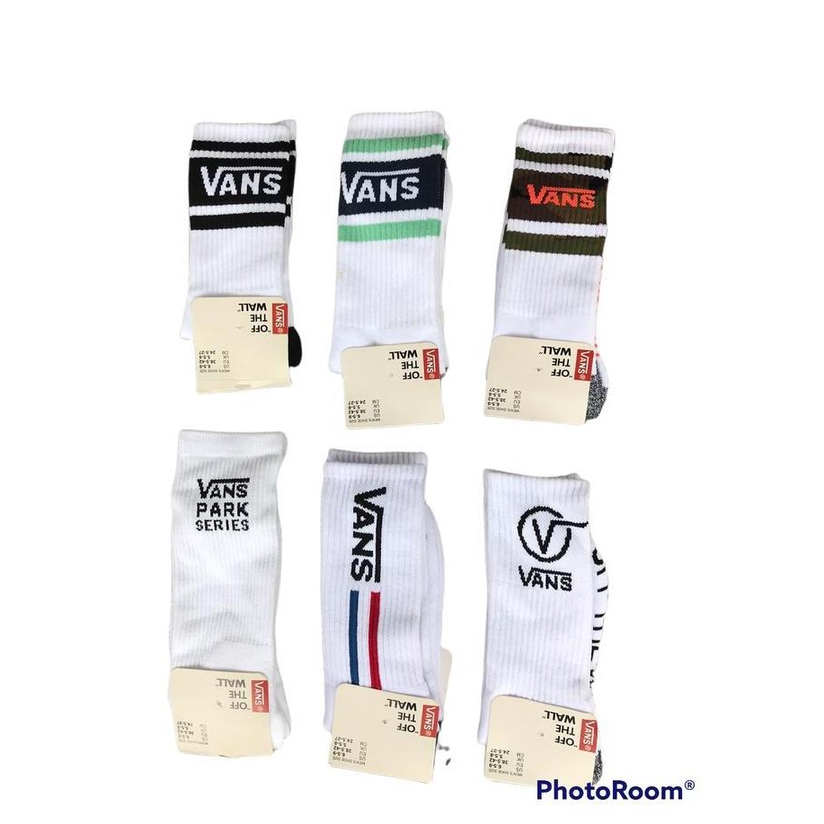 Kaos Kaki Vans Socks 3 Pasang Original