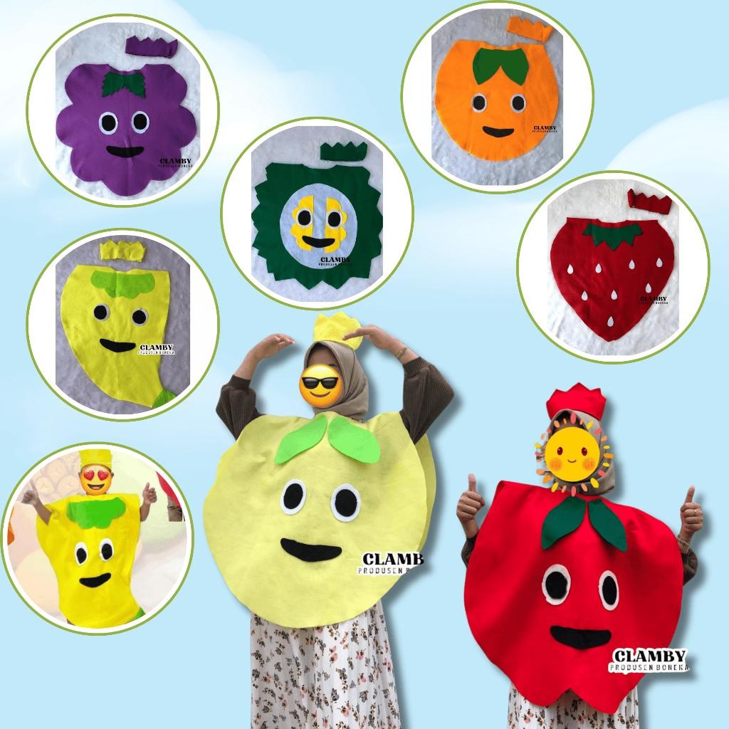 Kostum Karnaval Anak - Kostum Anak Karakter Buah Kostum Cosplay