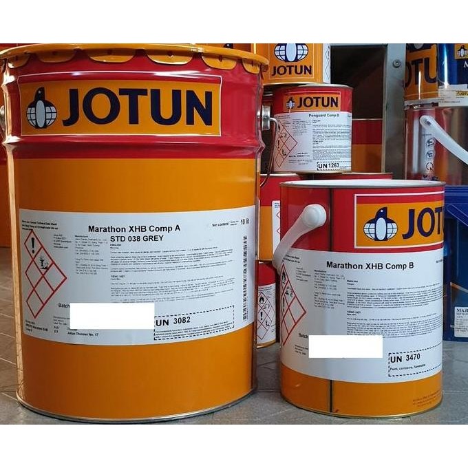 BEBAS ONGKIR - JOTUN CAT EPOXY / MARATHON XHB GREY 15 LITER