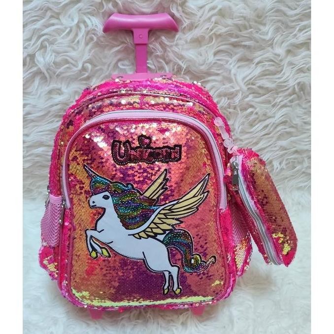 

Spesial Tas Koper Anak Tk Manik-Manik Hologram Sequin Hologram Unicorn