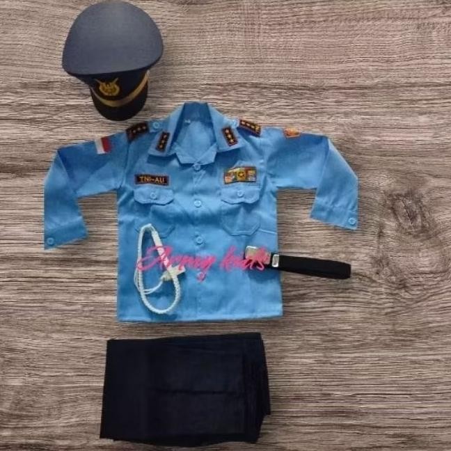 Baju Seragam Tni Au Anak Paud+Tk/Kostum Karnval