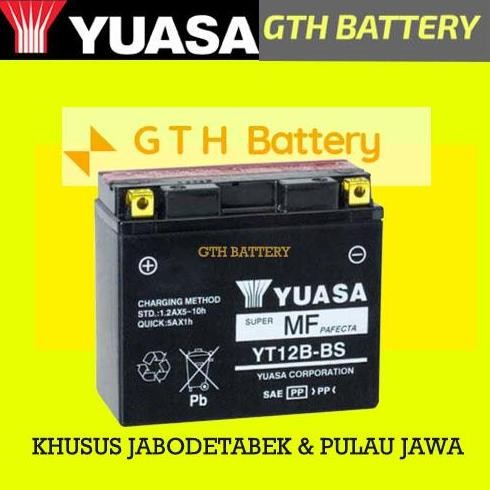 Aki Motor Besar Moge Yuasa Yt12B-Bs