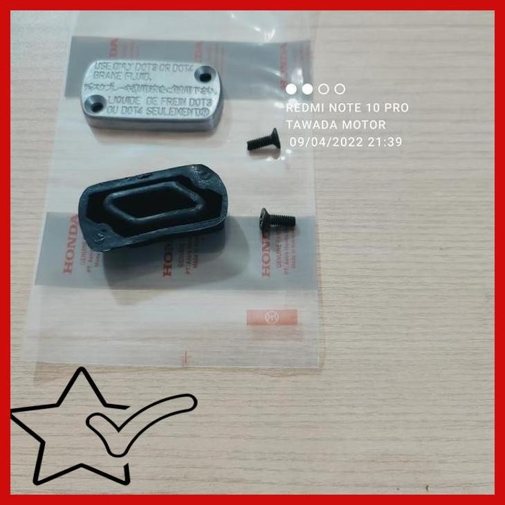 [TWM] TUTUP MINYAK REM SET HONDA KHARISMA SUPRA FIT NEW. BEAT. VARIO DLL