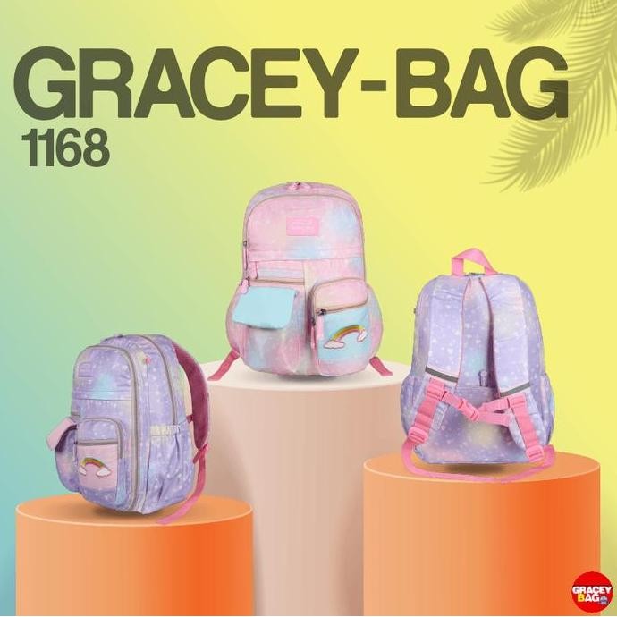 

Miliki Tas Ransel Anak Perempuan Free Gantungan Kunci + Raincover 1168