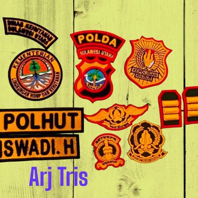 Polhut Bordir Timbul 3D