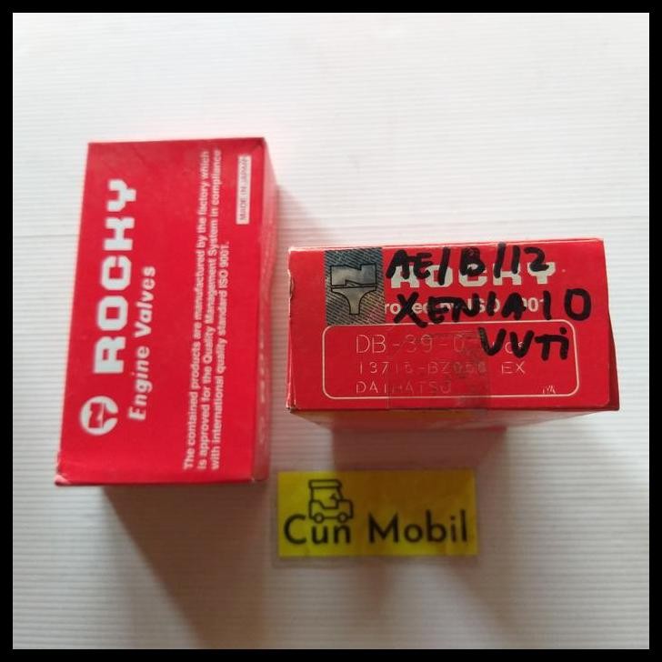 DISKON KLEP VALVE XENIA 1000 CC VVTI 2007 UP API EX DB 39 ROCKY MADE INJEPANG