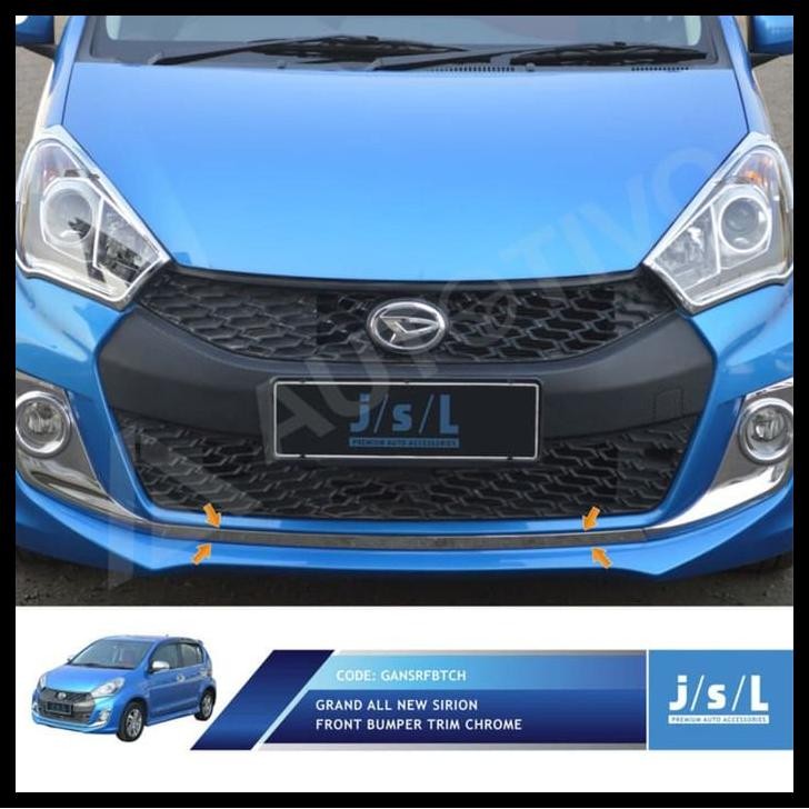 DISKON GRAND ALL NEW SIRION LIST BUMPER DEPAN/FRONT BUMPER TRIM CHROME 