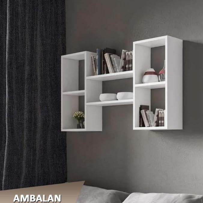 

COZYCRAFT - RAK DINDING MODEL H MULTIFUNGSI MODERN MINIMALIS UNTUK BINGKAI FOTO VAS BUNGA BUKU NOVEL DEKORASI HIASAN PENYIMPANAN BUKU BARANG RUMAH APARTMEN RUANG TAMU KANTOR KAMAR TIDUR KAMAR MANDI CAFE PEUS KOS-KOSAN SERBAGUNA