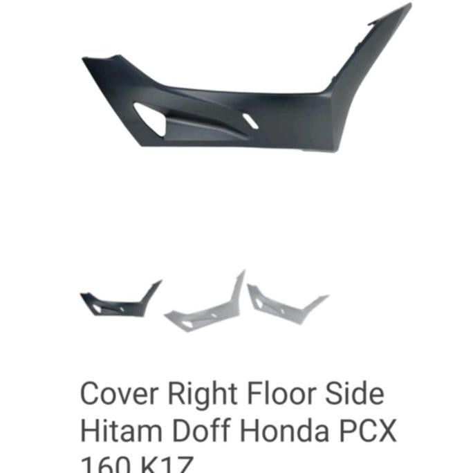 Budi Santoko - Under Side Cover Right Floor Side Hitam Doff Kanan & Kiri Honda Pcx160