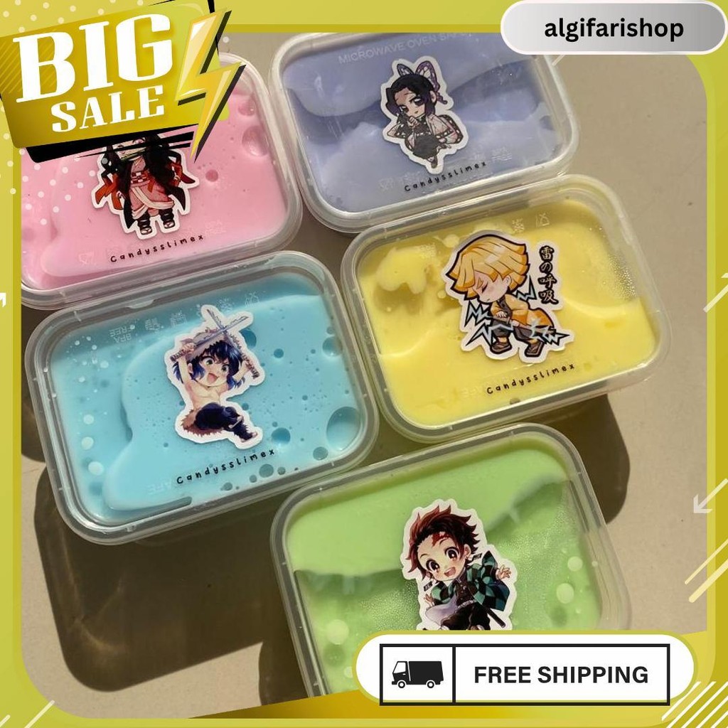 Slime Anime Demons Slayer Kimetsu Noyaiba Slime Anime Slime Karakter Anime Murah Slime Slime Wibu Ki