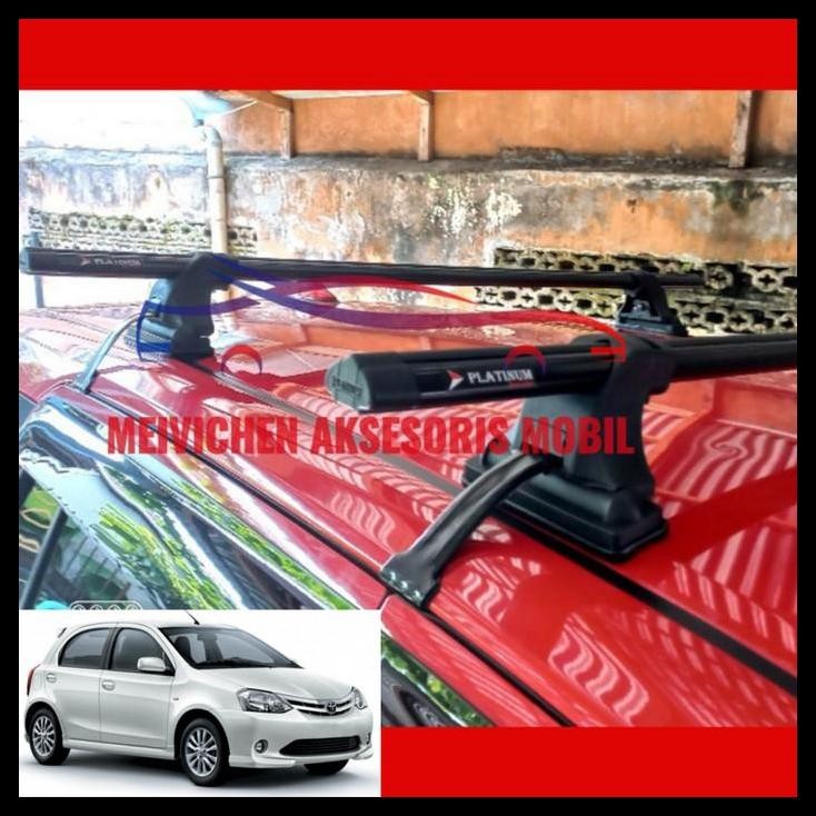 HOT DEAL CROSS BAR CROSSBAR KAKI RACK PLATINUM MOBIL ETIOS JEPIT BODY 