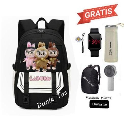 

Miliki Tas Ransel Sekolah Anak Perempuan Sd Labu Labu Bertiga Double Velcro Terbaru Satu Set 6In1 Cod
