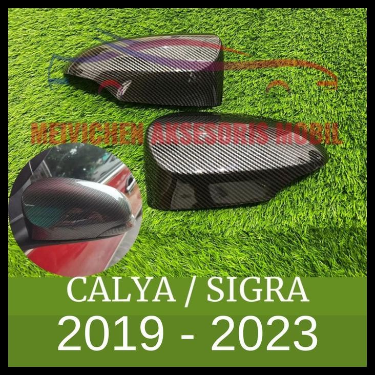 HOT DEAL COVER SPION MOBIL CALYA SIGRA 2019 - 2023 CARBON GLOSSY 