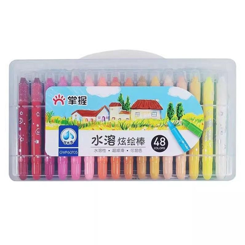 

Premium Crayon Graps 48 Warna Mata Sedang Water Soluble Crayon Krayon Lembut High Quality