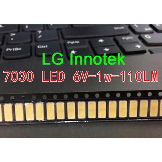 LG Innotek LED SMD Backlight 1W 7030 6V Cool White jwel33 Ayo Beli