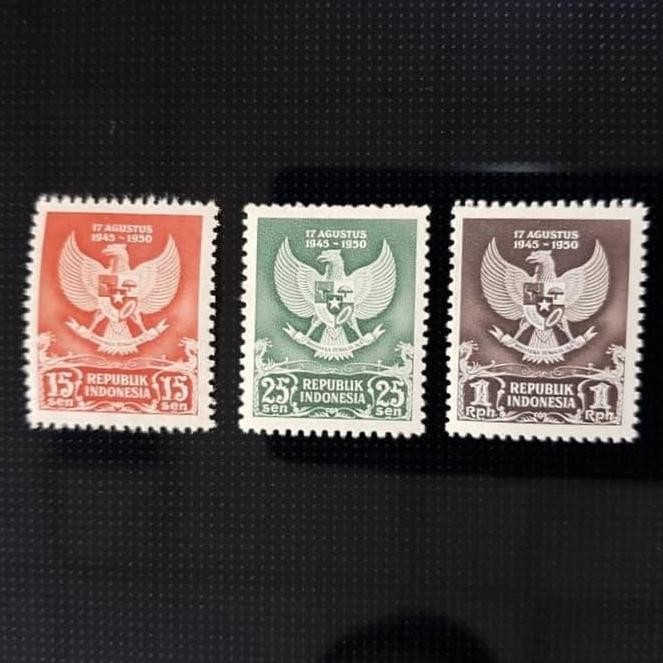 

Perangko/Prangko Indonesia 1950. Lambang Negara, Garuda Pancasila la