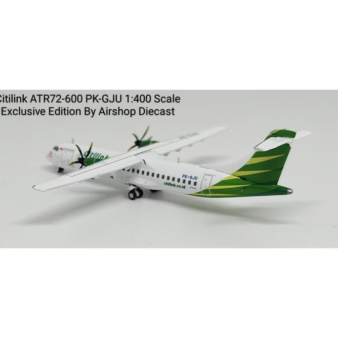 Citilink Atr72-600 Pk-Gju 1:400 Scale Exclusive Edition By Airshop Diecast