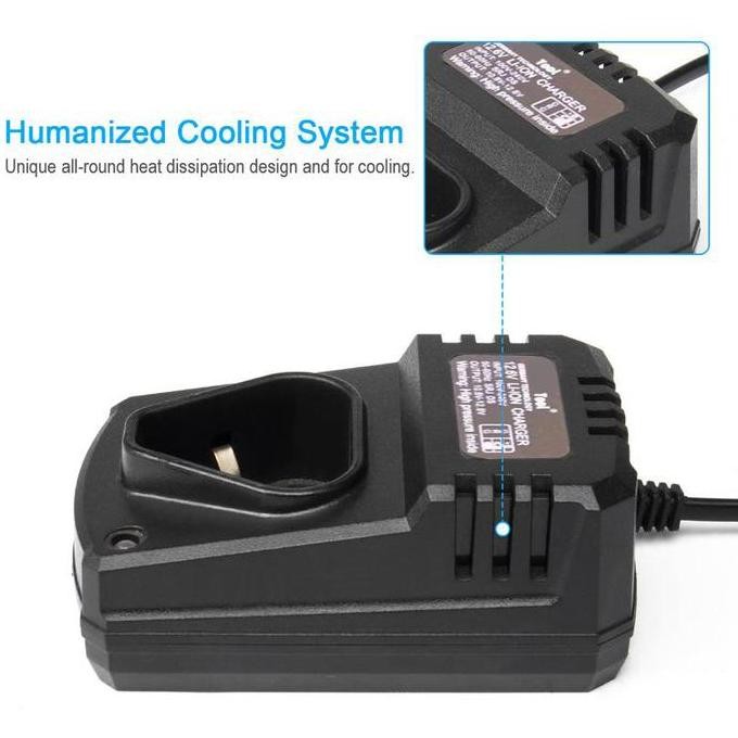 Original Fast Charger 12V Baterai Charger Li-Ion Baterai 12Vf Charger