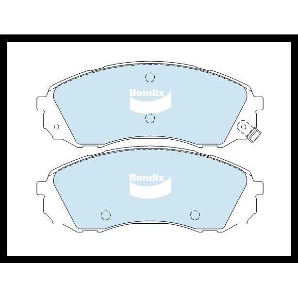 TERMURAH BENDIX KAMPAS REM DEPAN BRAKEPAD DB1940 MKT HD HYUNDAI H-1 