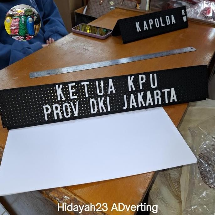 

favorit] papan nama muvitex papan nama meja papan nama 45cm x 7 5cm