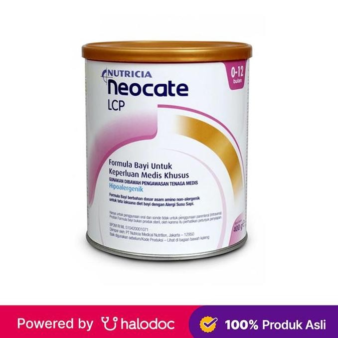 

Neocate LCP 400 g - Susu Bayi dan Anak - Halodoc H85