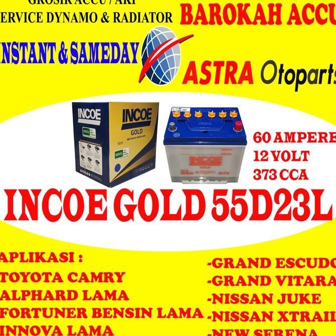 AKI INCOE GOLD 55D23L ASTRA OTOPARTS