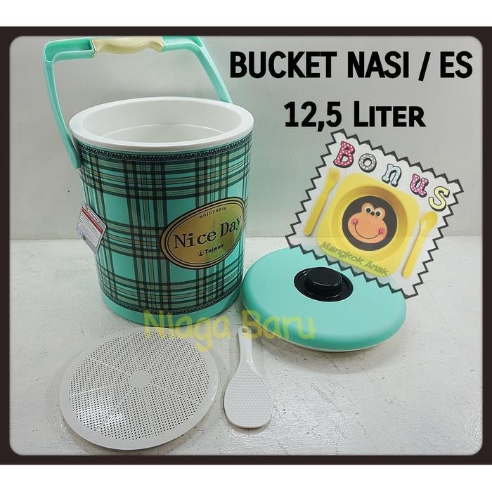 HOT SALE Rice Bucket Ice Bucket Termos Nasi 12,5 Liter Taiwan RB-012