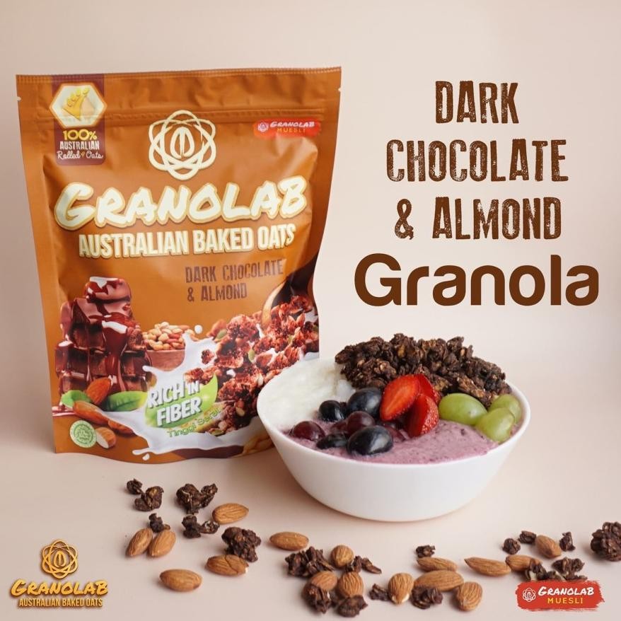 

_Kecil_ Granola 500 Gr Dark Chocolate & Almond - Granolab Muesli Eqw-68